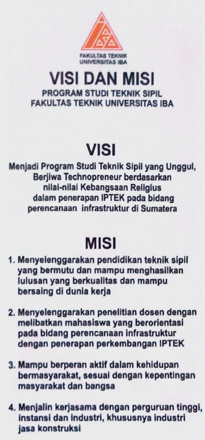 Visi Misi Teknik Sipil